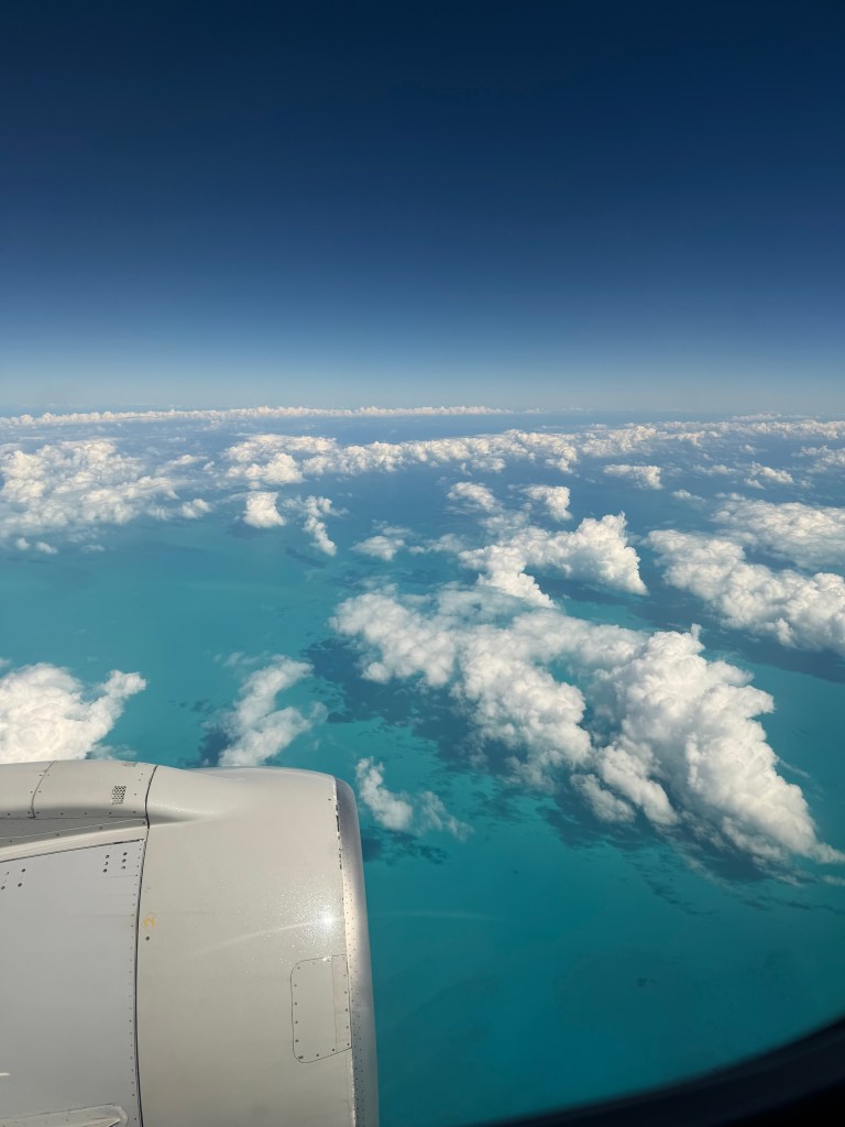 Flight to Exuma Bahamas